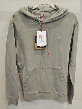 Topo Designs Sage Green Pullover Hoodie